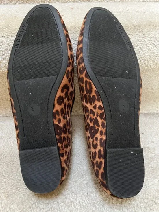 LEOPARD PRINT FLATS SIZE 9 - Picture 4 of 5
